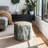 Oval Accent Ottoman（ONLY OTTOMAN)