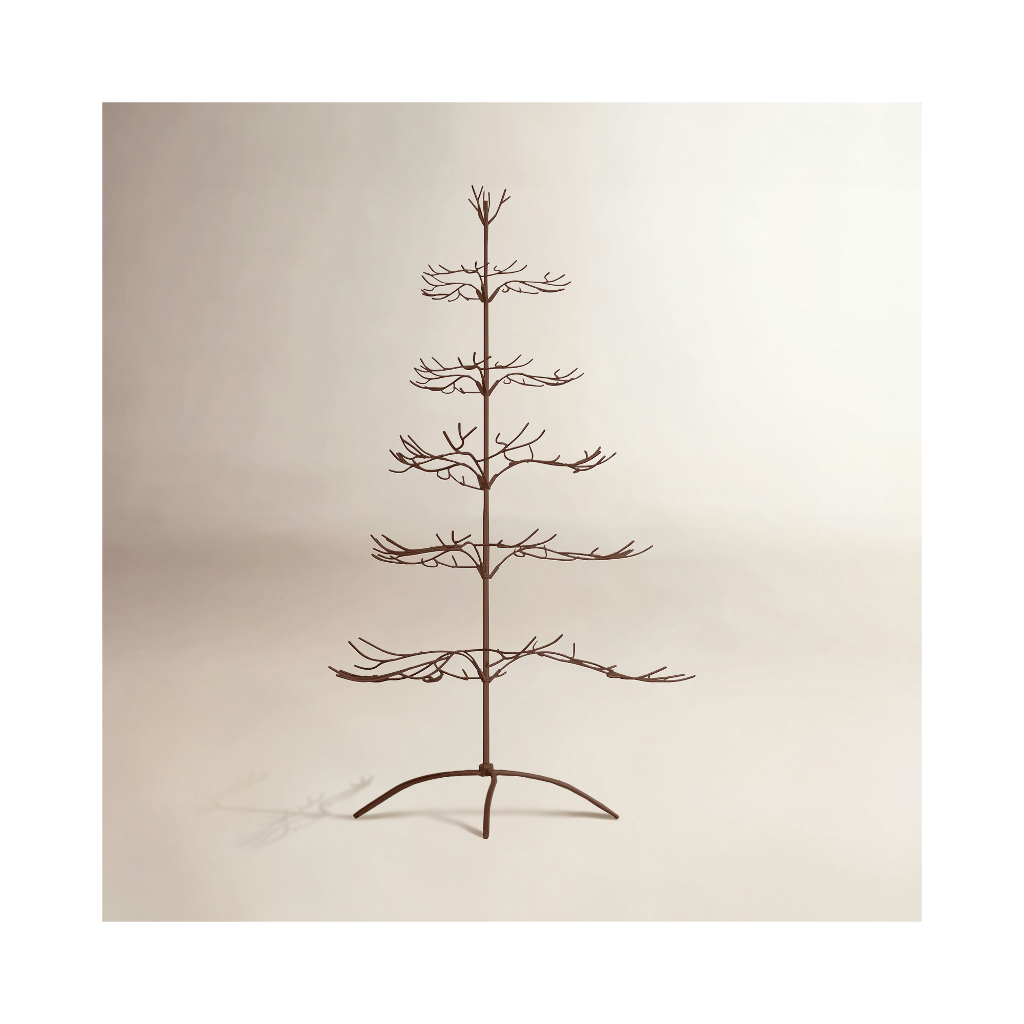 Decorative Ornament Tabletop Tree, Brown
