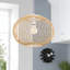 Luminaire suspendu beige à 1 lumière Achaz-1969585386