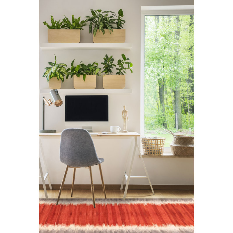 Kilim rouge Baek 6 pi 7 po x 9 pi 6 po