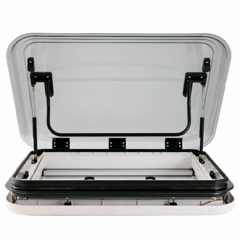 RV Window Camper RV Roof Window with LED Light, 19.7" H x 31.52" W x 12" D