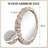 Wooden Round Mirror