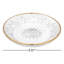 Dublin Crystal Gold Rim Dessert Plate