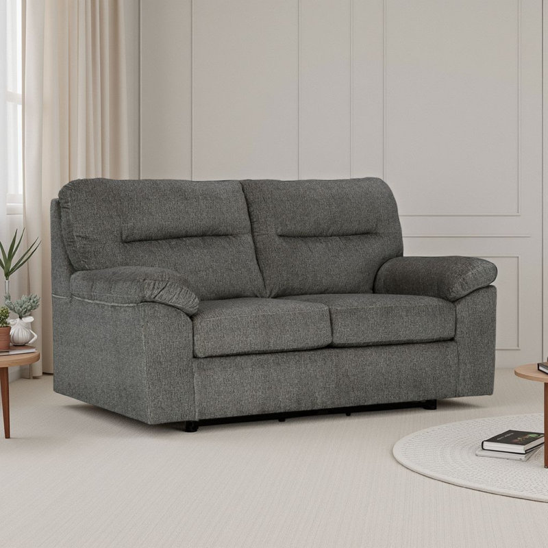 Causeuse coulissante en polyester gris minéral 72 po Yido