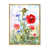 Toile avec cadre flottant or
