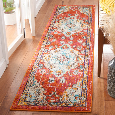 Tapis orange Kathryn