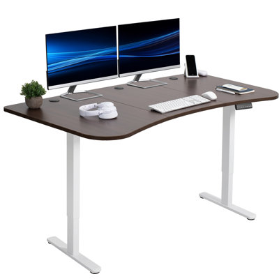 Bureau debout électrique 63 "x 32" VIVO, série E2B1B
