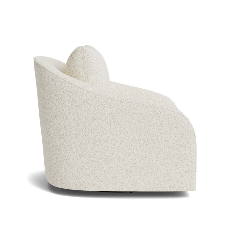Laurel Swivel Chair, Berber - Cream