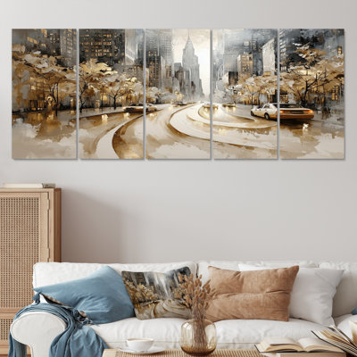 Broadway Buzz New York City II - New York City Wall Art Print Set