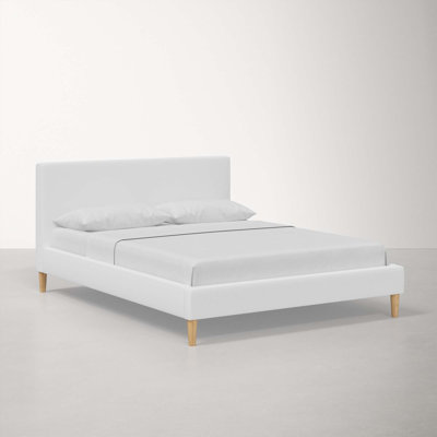 Mirabella Upholstered Low Profile Platform Bed -  Joss & Main, D80742B3ADD54D4DB85CA8AD059B68D4