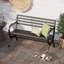 Banc d'extérieur en métal Ariyanah
