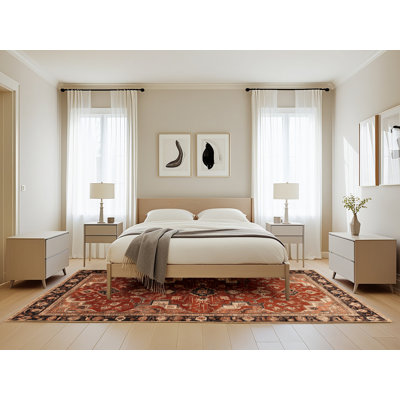 Tapis brun lavable à la machine