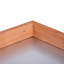 Banc de rempotage 39 po pour l'extérieur, orange avec plateau de table galvanisé, 2 tablettes et crochets latéraux, poste de travail de jardin, orange, tablettes et tablette-1888759969