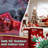 33.3FT-100 Lights Red & White Soft Glow Twinkle Mini LED String Lights Commercial Grade Waterproof for Holiday Decoration, Christmas Decors-1284527461