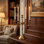 Bougeoir de table 5 bougies H 15,7 po Hampton