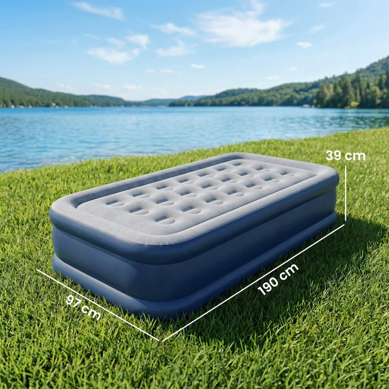 Air Mattress, Single (3'), Grey