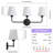  3 - Light Modern Dimmable Vanity Light With Linen Shade-1471026719