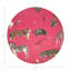 Sous-verres ronds en cuir cerisier Exotix-119015113