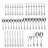 Flatware Sets 45 Piece Flatware Set, Service for 8