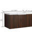 Meuble-lavabo suspendu suspendu de conception de 36 pouces avec porte de salle de bain, 2 portes-120406508