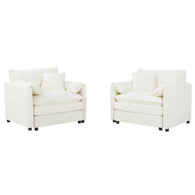 Oversized Chenille Oversized Accent Chair