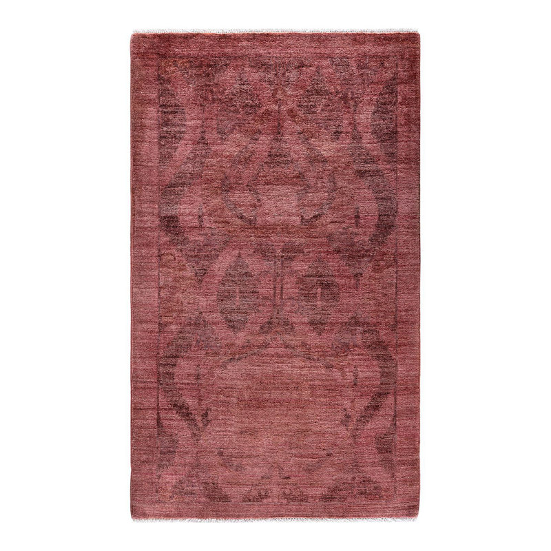 Overyed One-of-a-Kind Rectangle 3'1" X 5' Hand Knotted Area Rug
