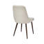 Chaise de salle à manger Mid-Century moderne beige