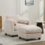 Fauteuil d'appoint 34,6 po avec repose-pieds-1269808614