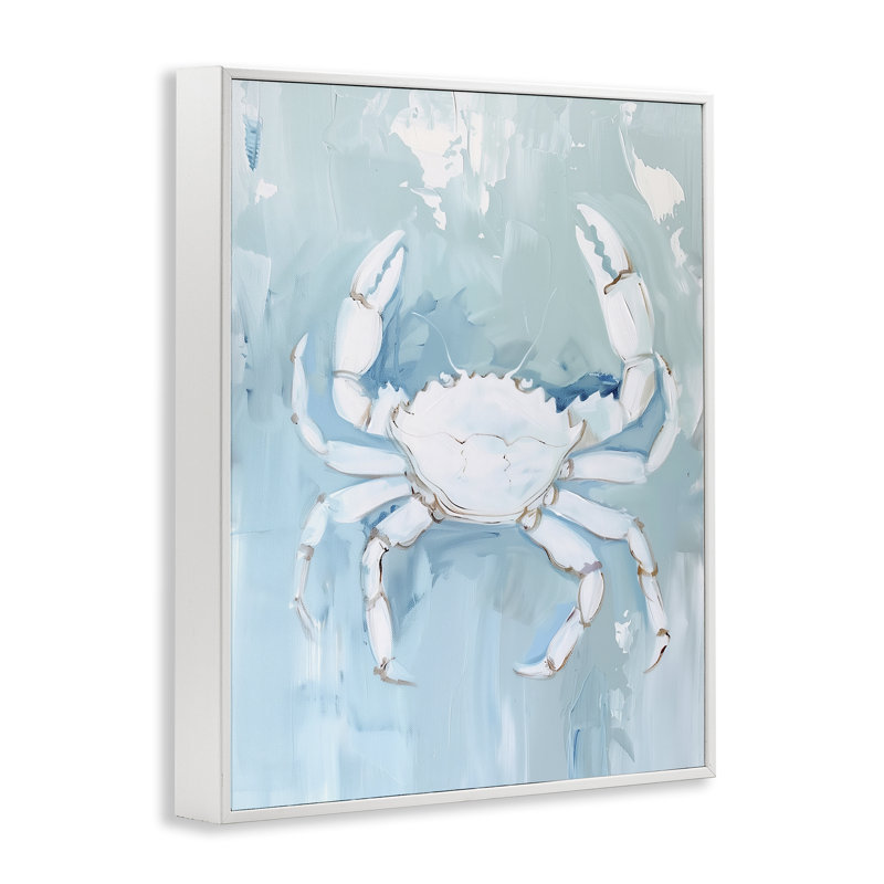  Giclée côtière par Arlington Prints, H 14 po x l 11 po, Estampe numérique encadrée blanc bord de mer