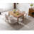 Tascherau Tufted Solid Back Arm Chair-1825908450-1825908460