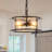 Jairdan 3-light Glass Drum Pendant-469694664