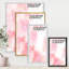 Abstrait fleurs roses éclaboussures I - Impression sur toile-59916406-59916407