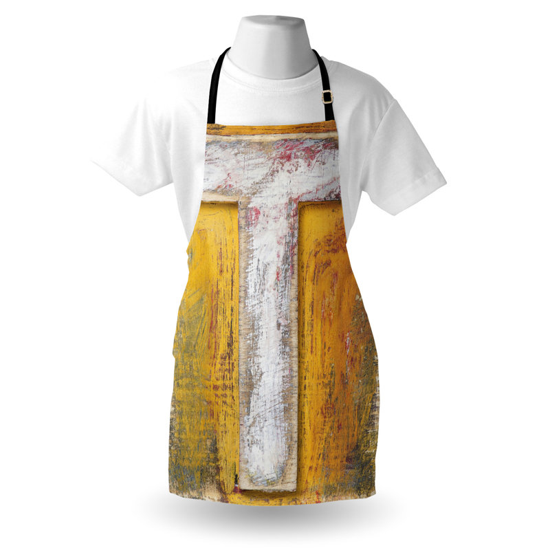 No Pattern Bib Apron