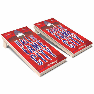 Ensemble de planches de cornhole composites toutes saisons Ohio HOF City