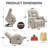 Power Lift Recliner Chair With Massage And Heat For Elderly, Overstuffed Wide Recliners, Heavy Duty Motion Mechanism With USB And Type C Ports, 2 Steel Cup Holders-1099474964