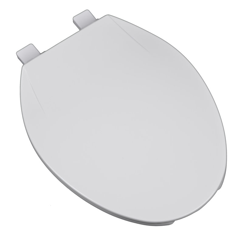Elongated Toilet Seat and Lid, White