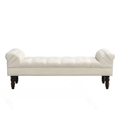 Button-Tufted End Of Bed Bench