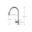 Robinet de cuisine A | M Aquae 304 en acier inoxydable noir mat et noir-87343151