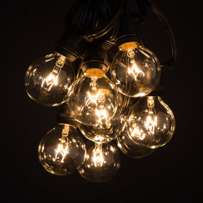 Outdoor 80 - Bulb 100'' Plug-in Globe String Light
