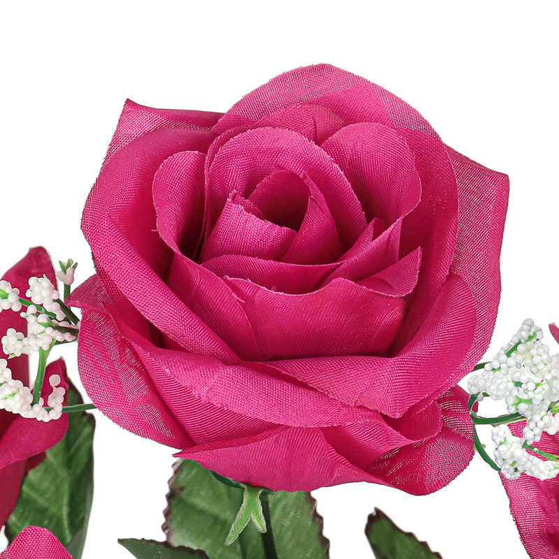 Rosier artificiel ouvert, Rose millennial