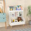 Bibliothèque multifonctionnelle pour enfants et rangement pour jouets avec pieds