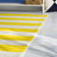 Tapis jaune / noir crocheté à la main Newport News-16773750