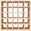 Labors 25 Bottle Solid Wood Floor Wine Bottle Rack-1913463930
