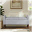 Flip-top Upholstered Storage Bench Light Grey 2 See below