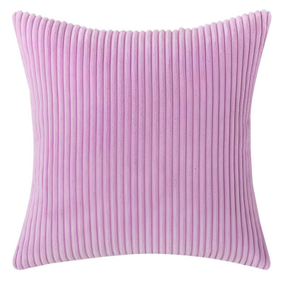 Housse de coussin réversible en velours côtelé Corduroy