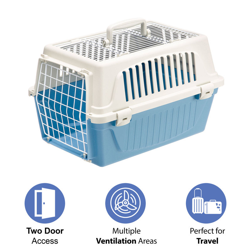 Sac de transport pour chiens et chats Ferplast Atlas, H 14,57 po x l 12,6 po x P 22,8 po, bleu