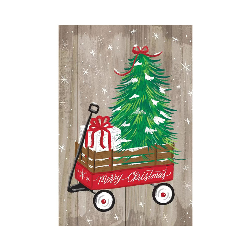 Christmas Farm II by Amanda Mcgee - Wrapped Canvas Painting, 30.48cm H x 20.32cm W x 1.905cm D