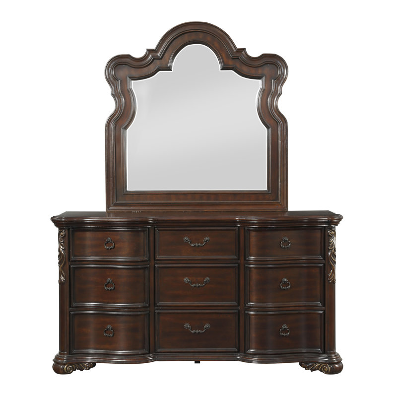 Montoya Engineered Wood Arch Mirror