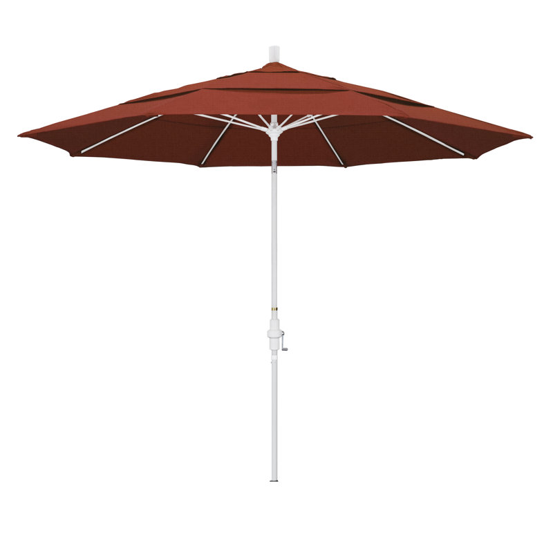 Parasol de marché 11 pi Leiker, Toile toile terre cuite Sunbrella®