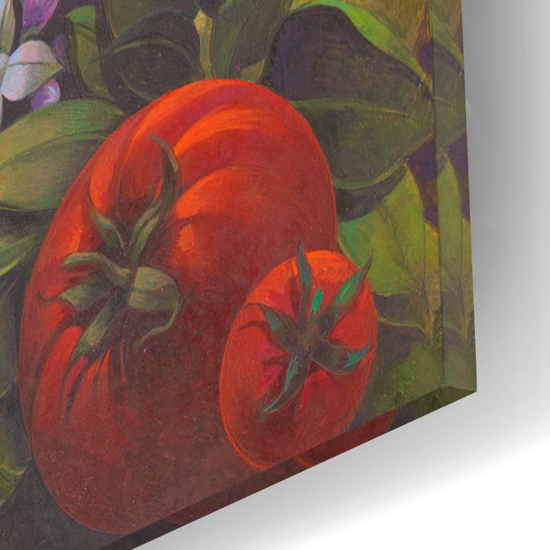 «Sicilian Dreamscape» par David Galchutt, art mural en verre acrylique, 12 po x 16 po, 12 po x 16 po